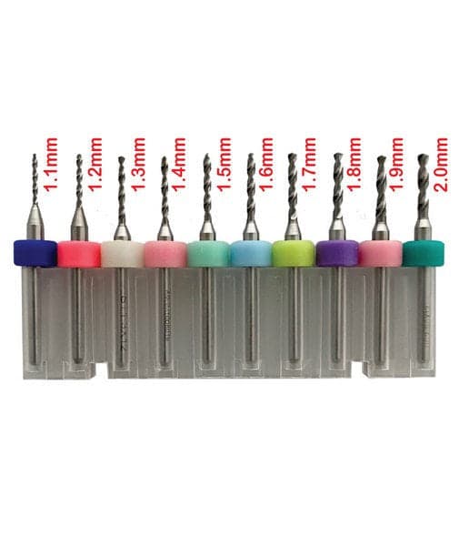 TUNGSTEN MICRO DRILL BIT SET W/HANDLE 31 PIECE for fpv drones 5