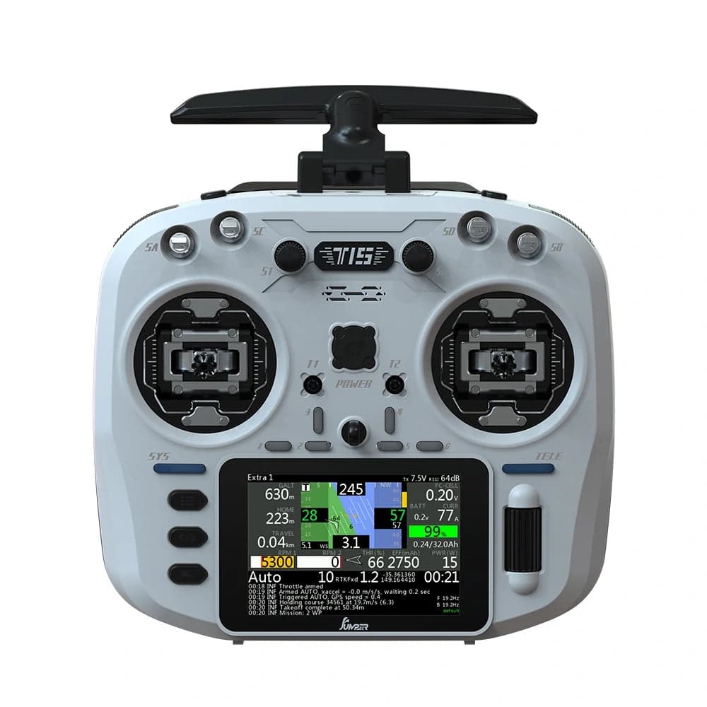 Jumper T15 ELRS 1W 2.4GHz VS-M HALL Sensor Gimbals 3.5" HD Touch Color Screen EdgeTX RC Transmitter - Choose Color for fpv drones 2