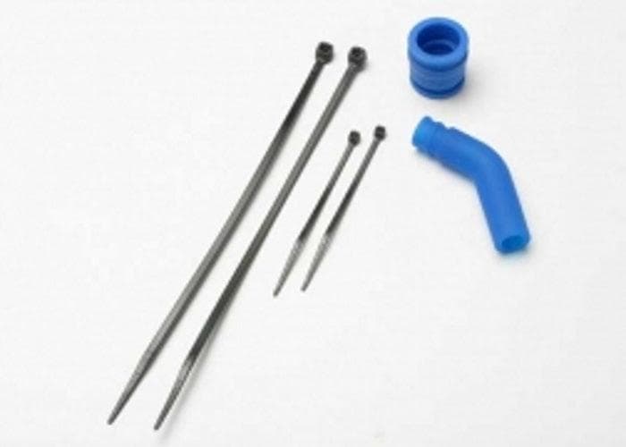 Traxxas 5245 Molded Pipe Coupler Blue Jato Revo Slayer TRX 2.5R TRX 3.3 for fpv drones