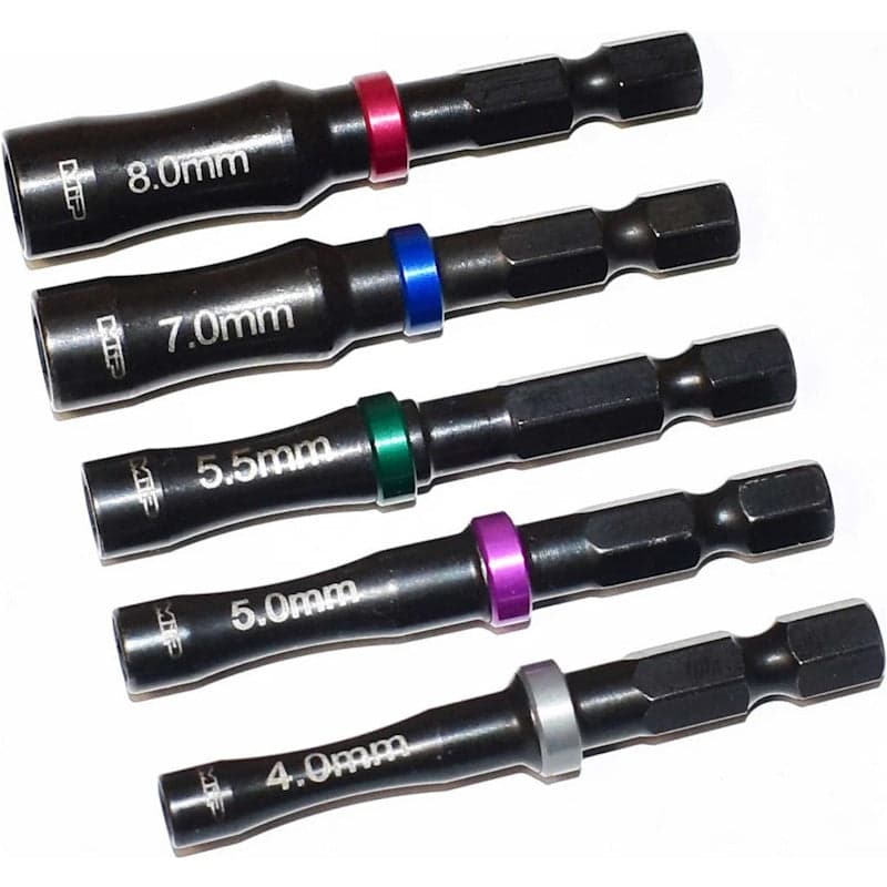 MIP 9615 4.0mm 5.0mm 5.5mm 7.0mm 8.0mm Nut Driver Speed Tip Bundle for fpv drones