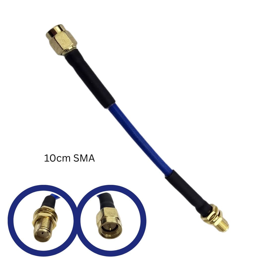 SMA-K to SMA-J Semi Rigid Coaxial Extension (RG402 Low Loss Cable) for fpv drones 2