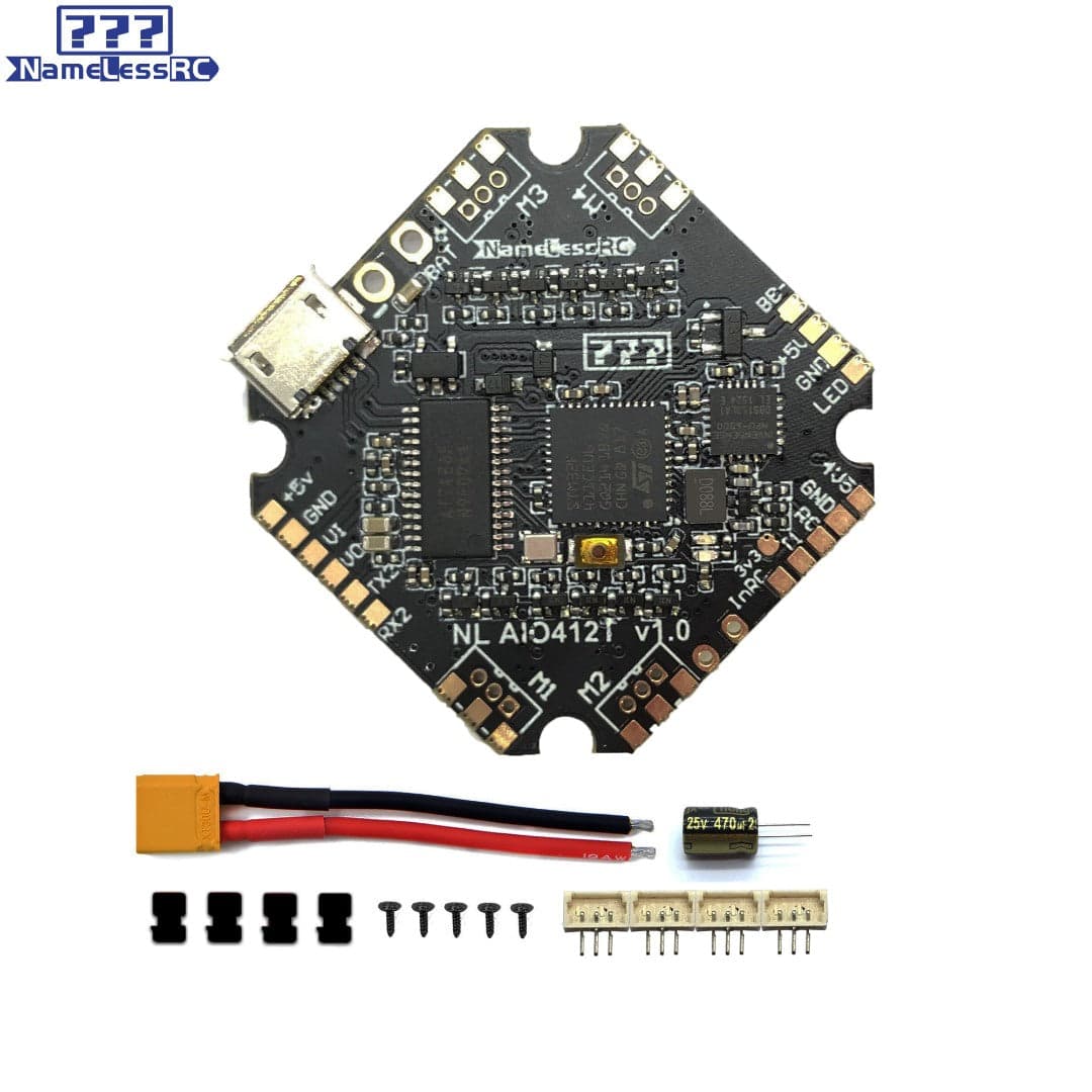 NameLessRC AIO412T F4 AIO(F411+12A ESC) 2-4S HV DShot600 for fpv drones 1