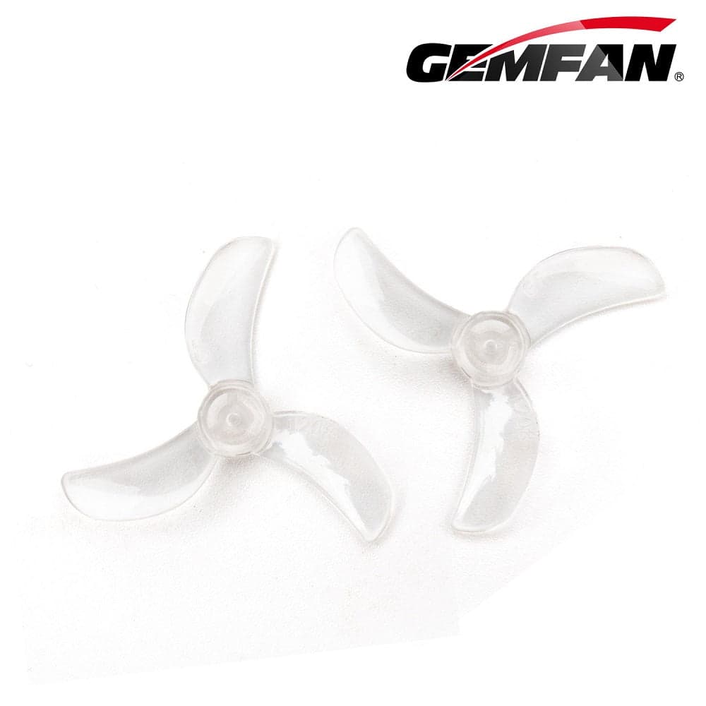 Gemfan 1208-3 31MM Tri blade 1mm Shaft (4CW+4CCW) Poly Carbonate - Choose Color for fpv drones 1
