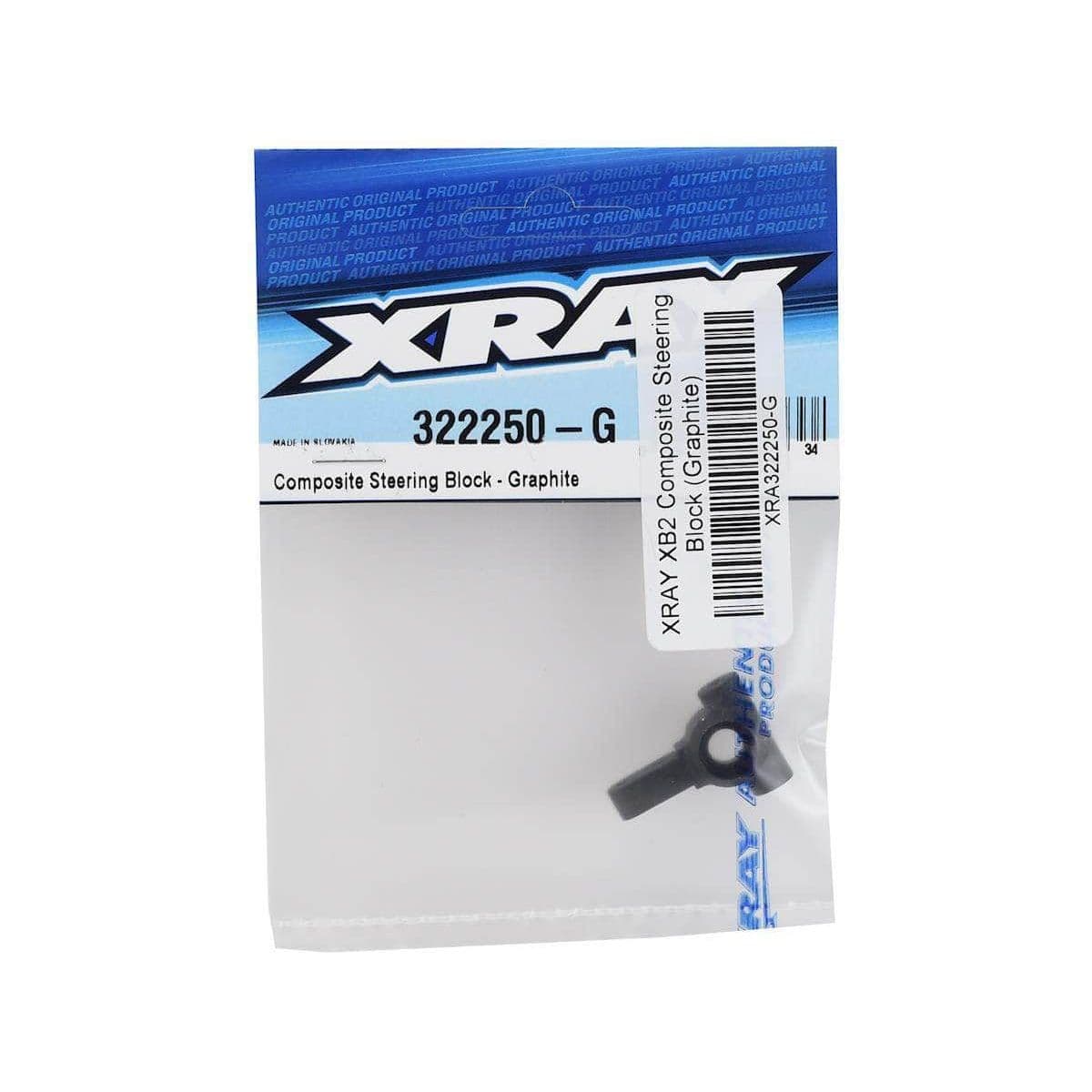 XRA322250-G, XRAY XB2 Composite Steering Block (Graphite) for fpv drones 1