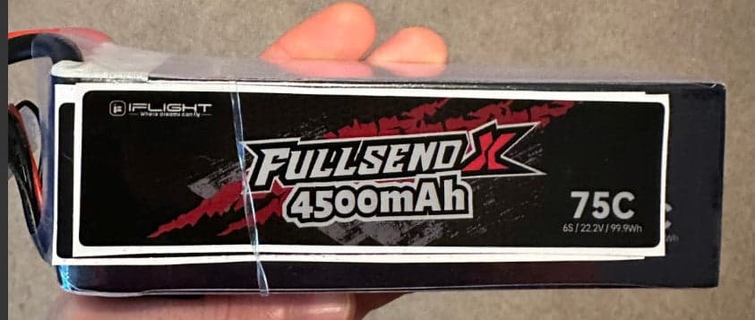 iFlight Fullsend 6S 5600mAh Battery XT90 for fpv drones 8