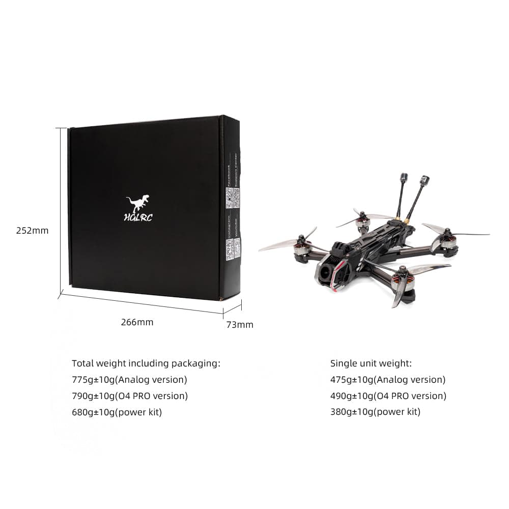 HGLRC Nblade MAX 5-inch DJI O4Pro drone For Freestyle cinematic FPV Drone for fpv drones 3