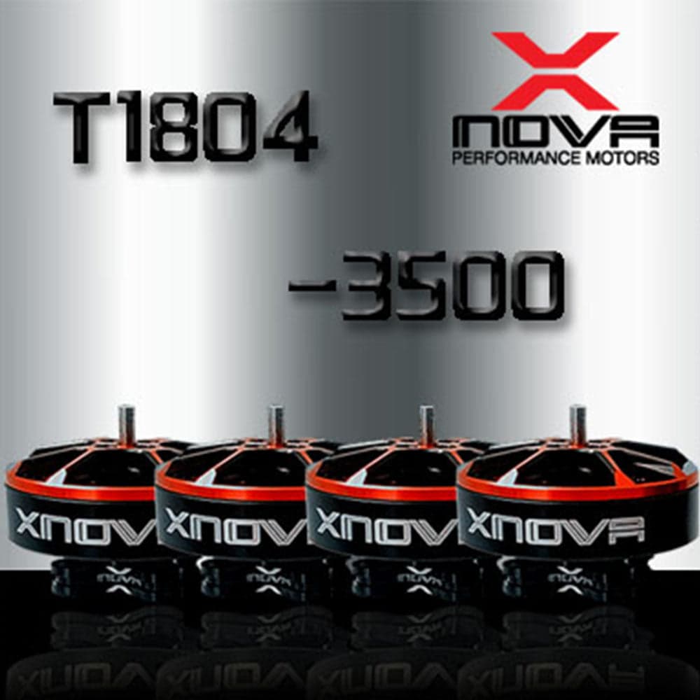 XNova T1804 FPV Racing Series Motor - 3500KV - 4PCS Combo for fpv drones