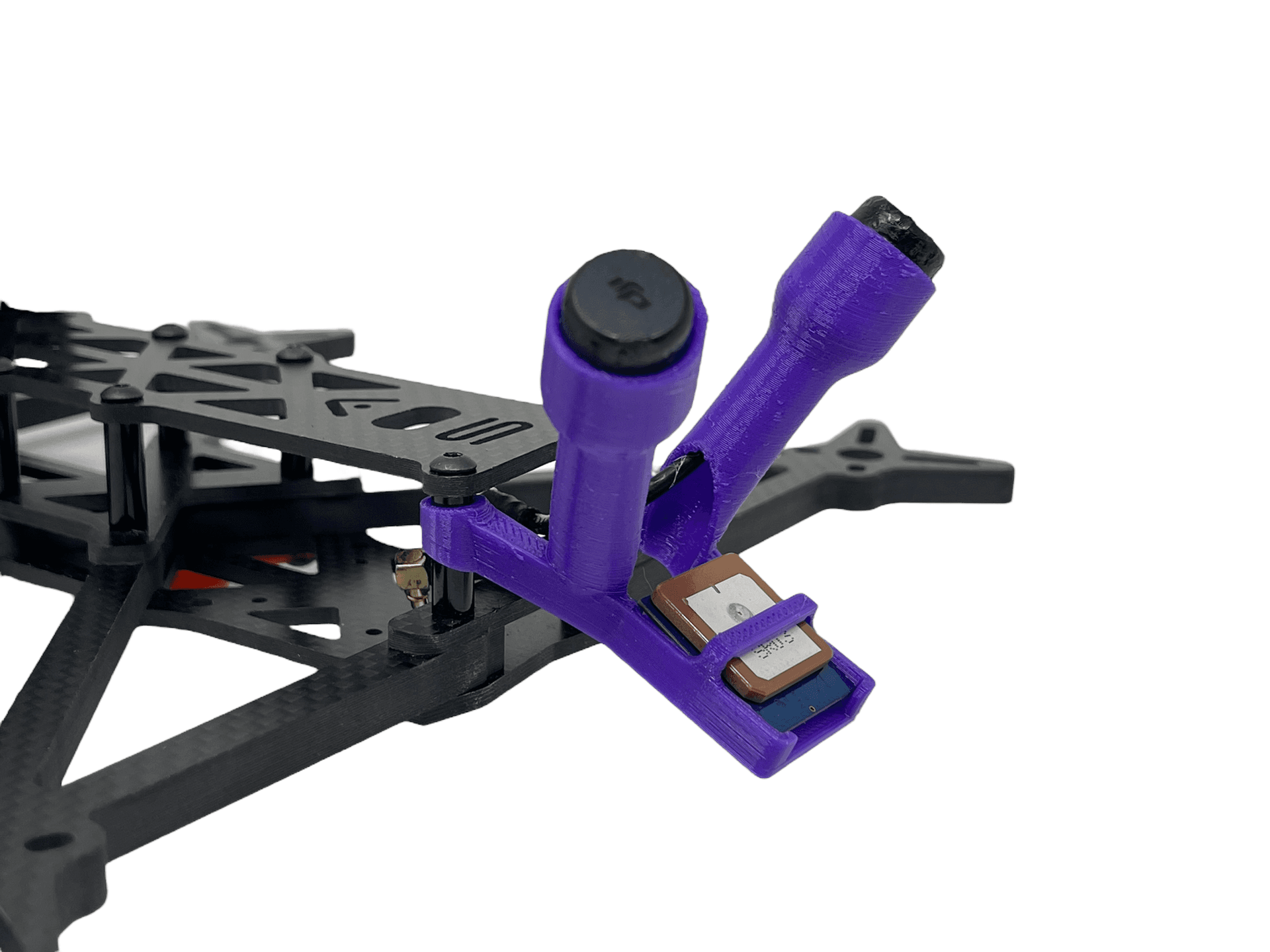HGLRC M80 PRO GPS Module & DJI Dual Stock Antenna Standoff Mount (Immortal-T Option) for fpv drones 2