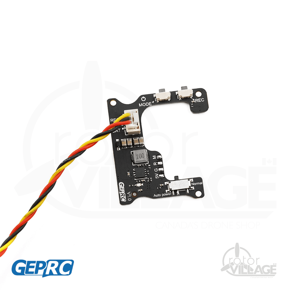 GEPRC Naked GoPro Hero 8 Case with BEC Board for fpv drones 3