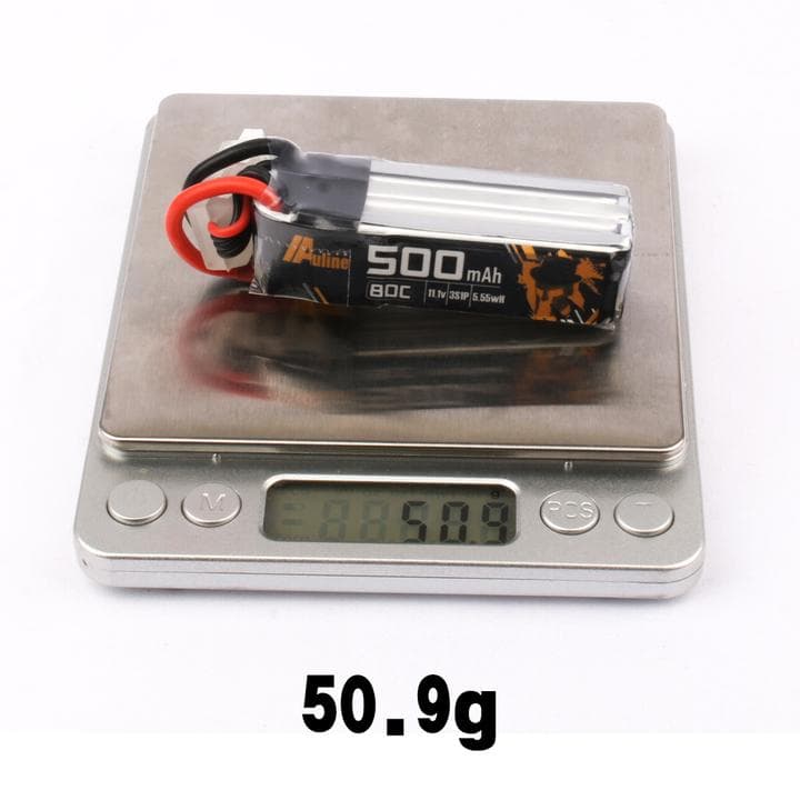 Auline 500mah 3S 11.1V 80C XT30 for Toothpick for fpv drones 2