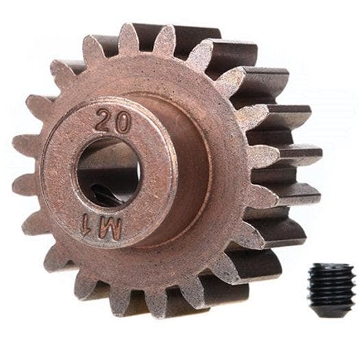 Traxxas Gear 20-T Pinion (1.0 Metric Pitch) (Fits 5mm Shaft) For Spur Gears for fpv drones