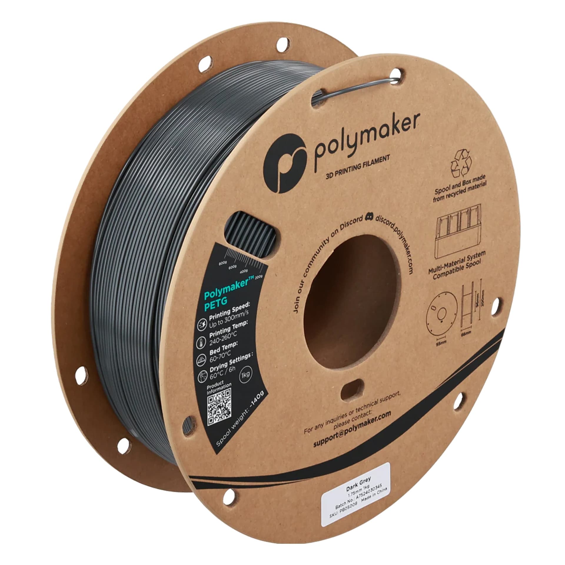 Polymaker PETG High Speed 1.75mm Filament 1kg for fpv drones 4