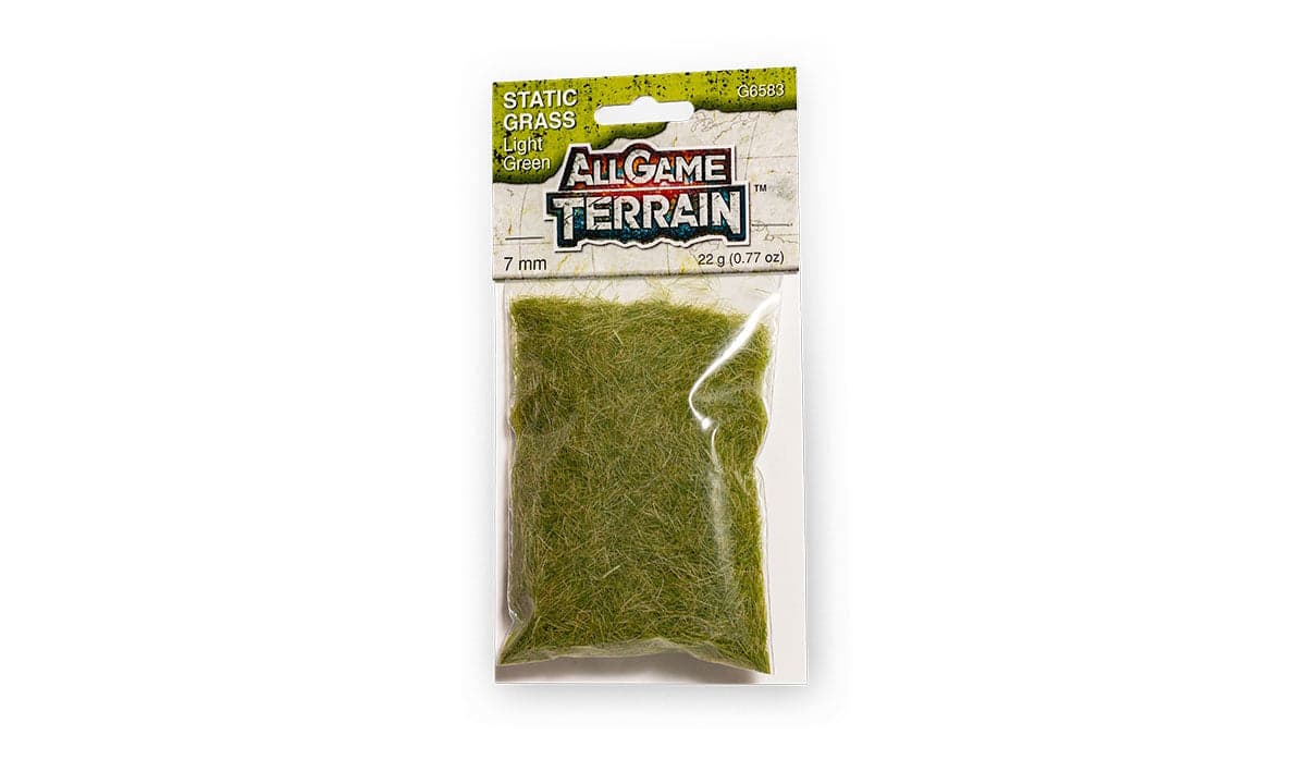 Woodland Scenics G6583 All Game Terrain Static Grass 7mm Tall Light Green for fpv drones