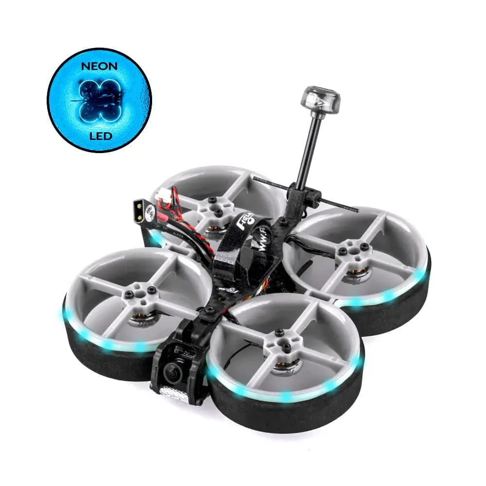 Flywoo CineRace20 V2 Neon LED 2" 4S Analog CineWhoop w/ Caddx Ant  for fpv drones