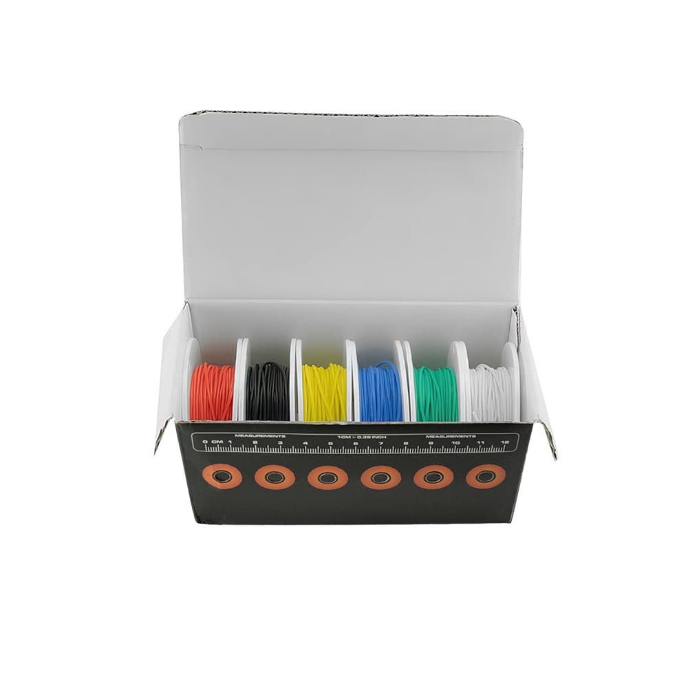 Lumenier Silicone Wire 6 Roll Build Kit - 28AWG - 5.625 for fpv drones 1