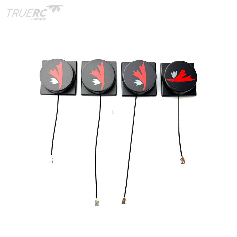 TrueRC X-AIR MKII 5.8GHz Antennes voor LetsFlyRC Faceplate - LHCP (4 stuks) for fpv drones