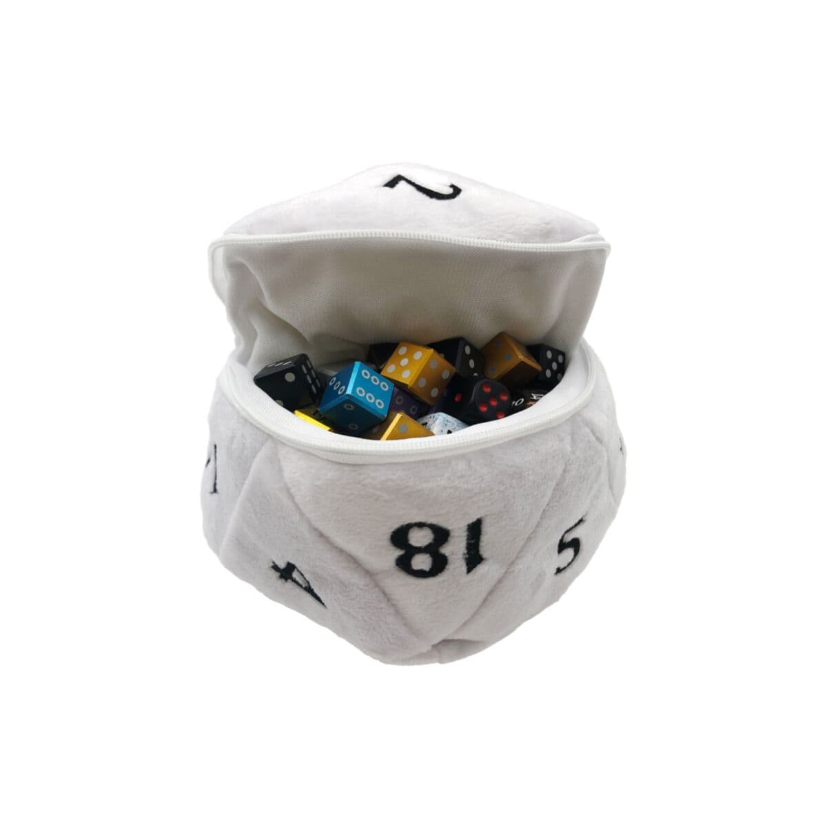 Ultra Pro: UP15756 D20 Plush Dice Bag White for fpv drones