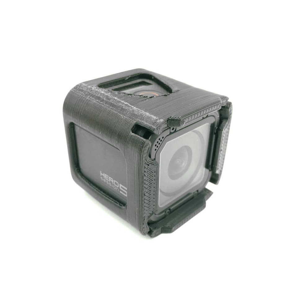 Brain3D GoPro Session Armor with Strap Slots - Black - Black for fpv drones 3