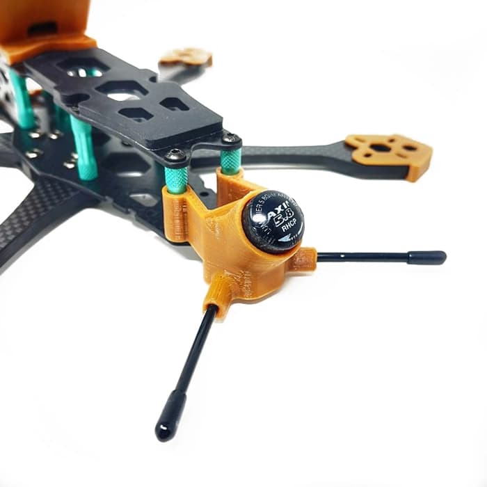 Lumenier QAV-S Antenna Mount -  AXII/RX - Black - 4.4 for fpv drones 4