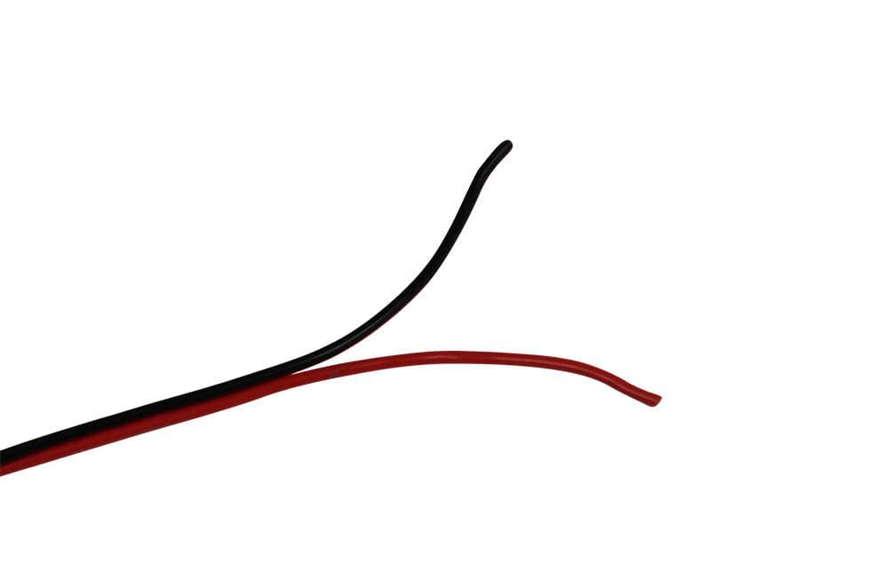 22 AWG Conjoined Red & Black Silicone Wire by the Foot for fpv drones