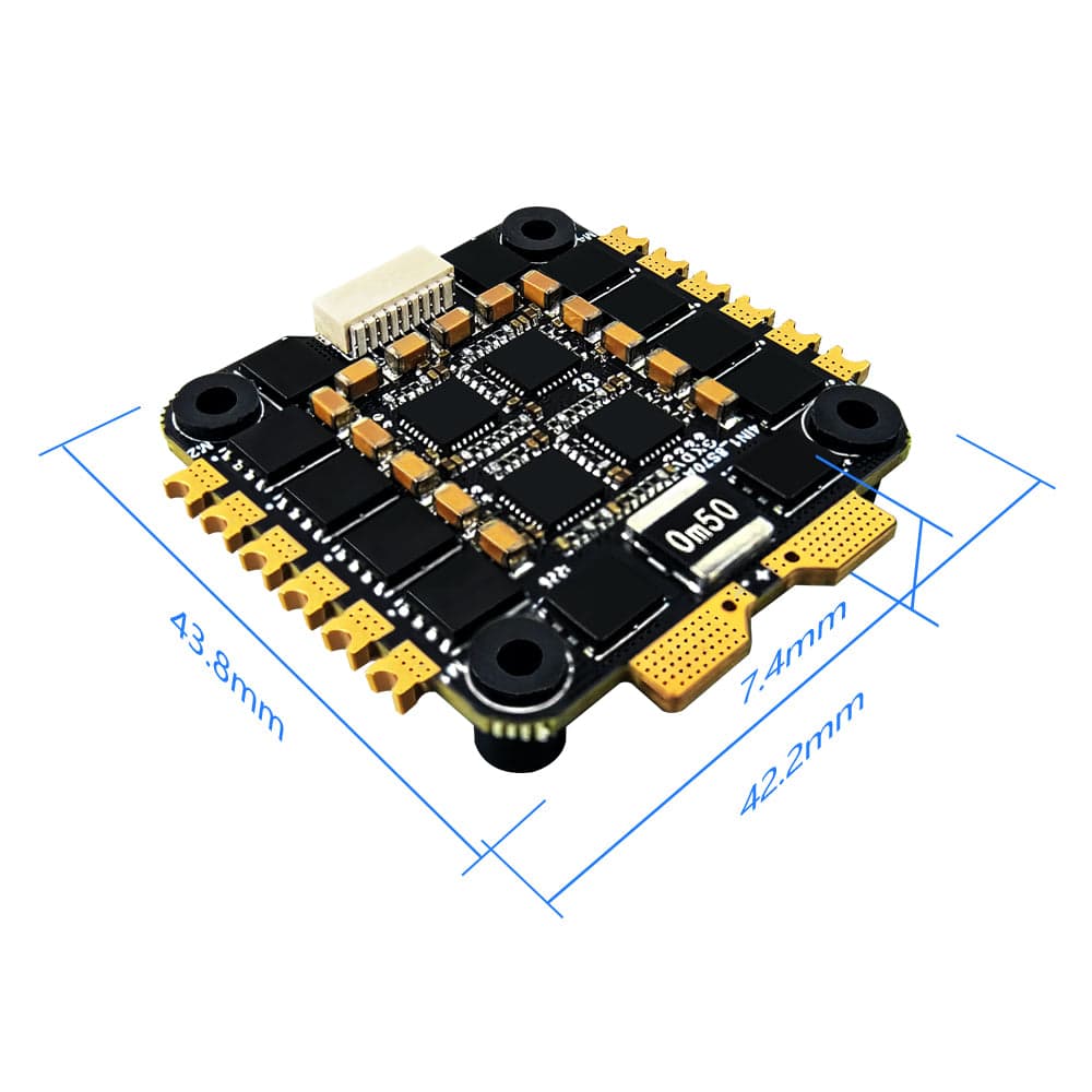 MAXKGO 4IN1 8S 80A AM32 ESC | 4-8S Brushless Electronic Speed Controller for FPV Racing & Multirotor Drones for fpv drones 5