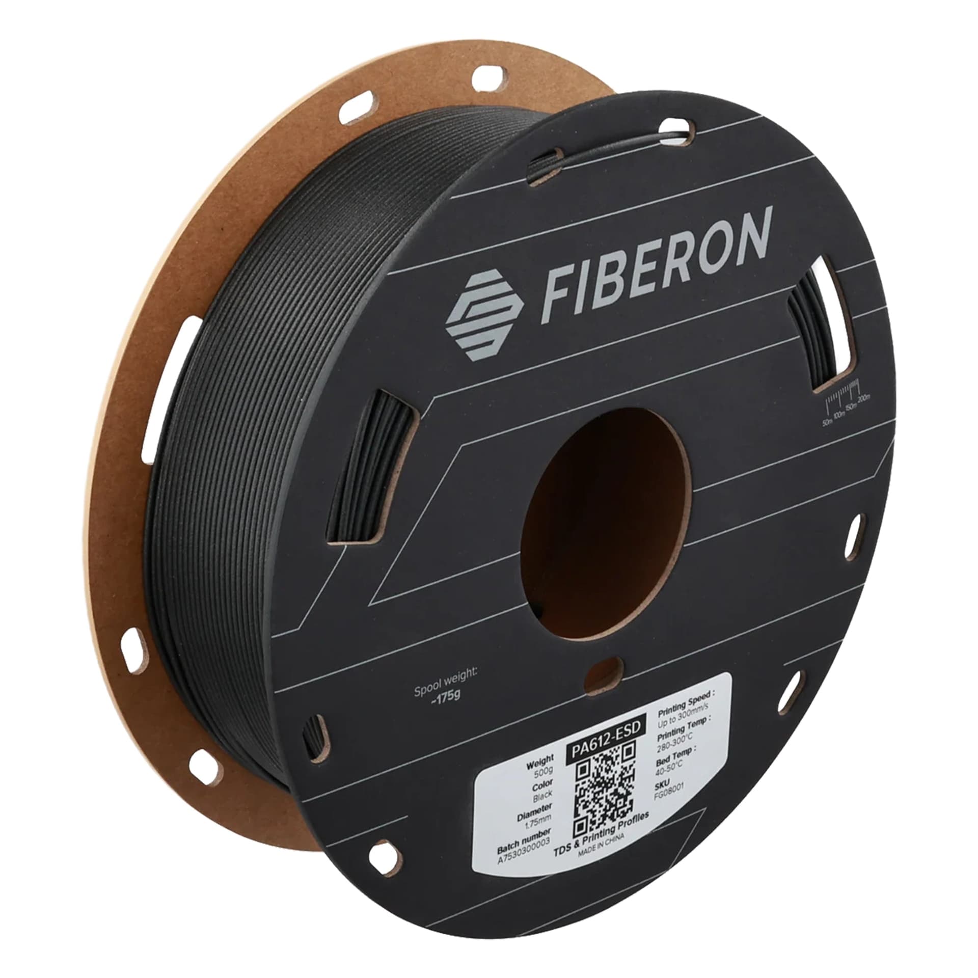 Polymaker Fiberon PA612-ESD (Static Dissipative) 1.75mm Filament 500g for fpv drones