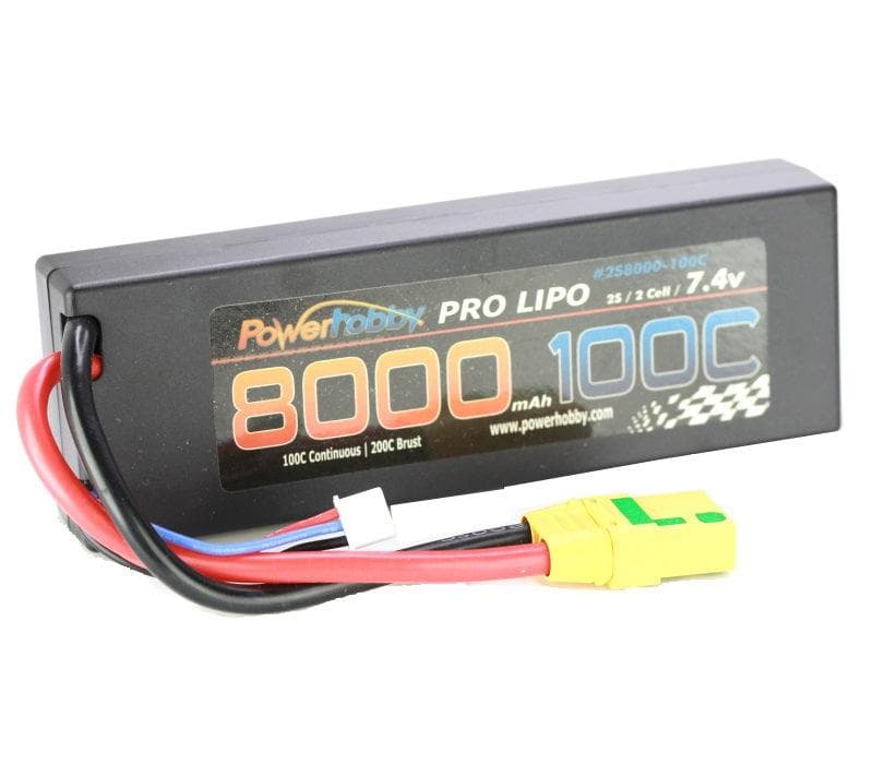 Powerhobby 2s 7.4V 8000mah 100C Lipo Battery with XT90 Plug for fpv drones 1