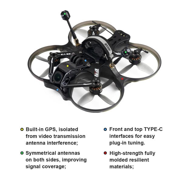 Axisflying Cineon C35 V3 O4 Pro built Cinewhoop drone for fpv drones 4