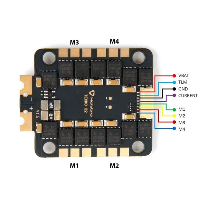 Holybro Tekko32 F4 50A 4-in-1 ESC for fpv drones 6