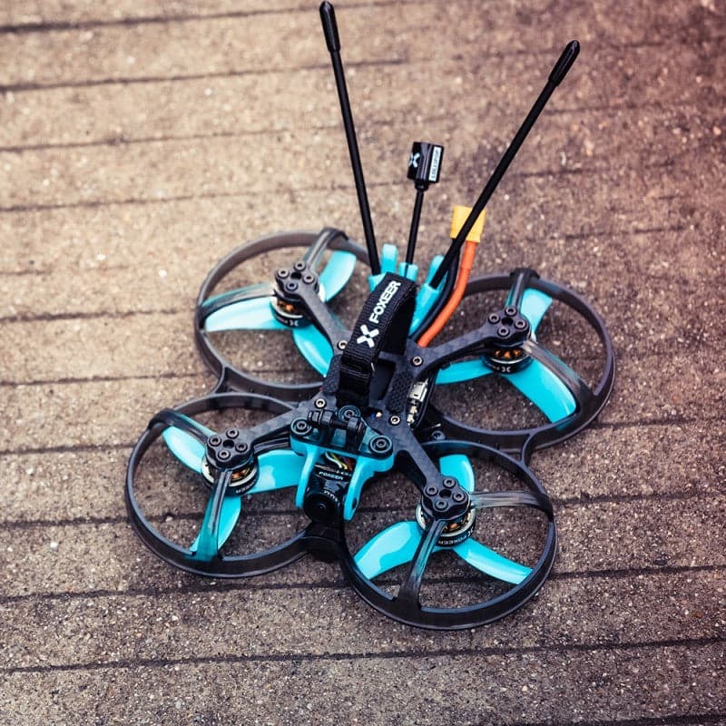 Foxeer Foxwhoop 25 "Unbreakable" DJI Caddx Vista FPV Drone PNP/BNF - Teal - Choose Receiver for fpv drones