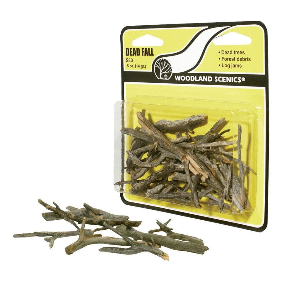 Woodland Scenics S30 N/HO Dead Fall .5 oz Train Scenery for fpv drones