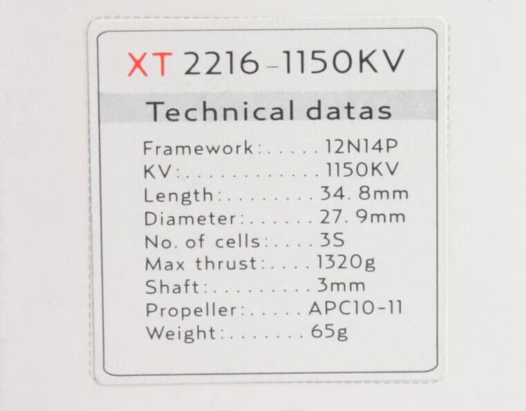 ★EMAX XT2216 910KV-1150KV-1290KV Motor for Aircraft & Multicopter for fpv drones 4