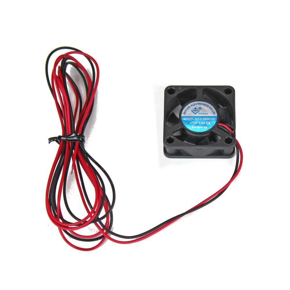 E3D Genuine 30x30x10mm 12v Fan E-FAN-30-30-10-12V-BK-CABLE for fpv drones