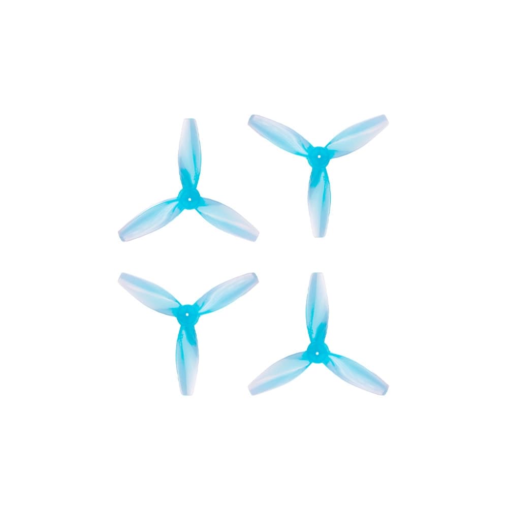 Gemfan 2412 3-Blade Propeller (Set of 8) - 1.2mm Shaft - 4.75  for fpv drones