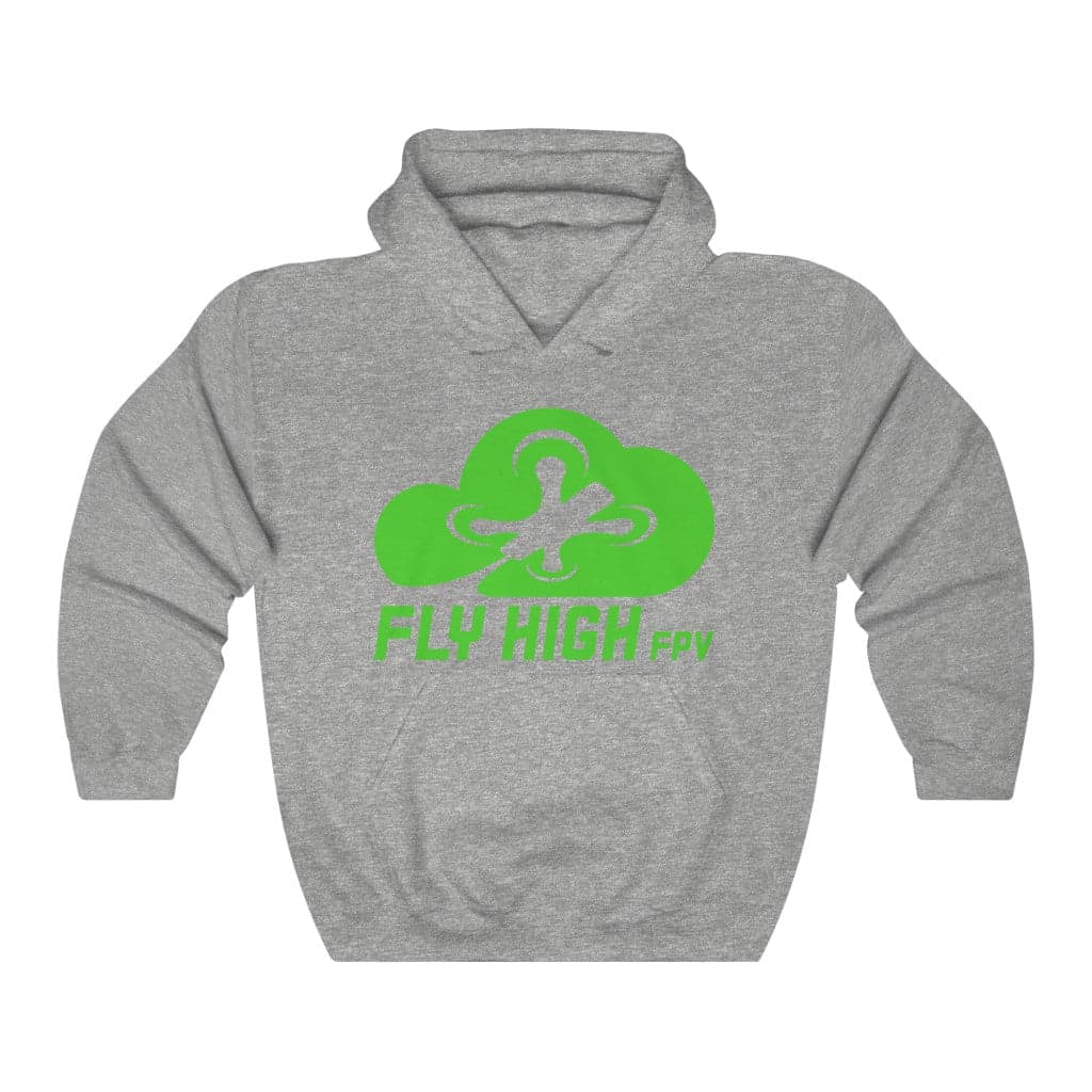 Fly High FPV Hoodie (Tango2 approved) - Green Logo for fpv drones 130