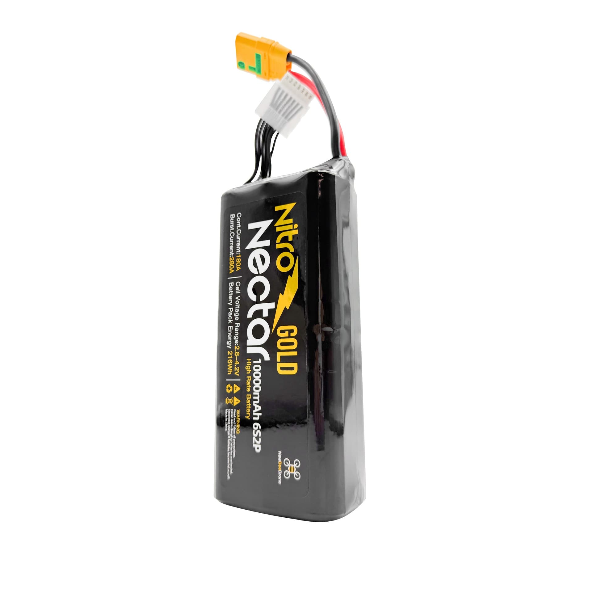 NewBeeDrone Nitro Nectar GOLD 50XG 21700 10000mAh 6S2P High Rate Battery for fpv drones 2