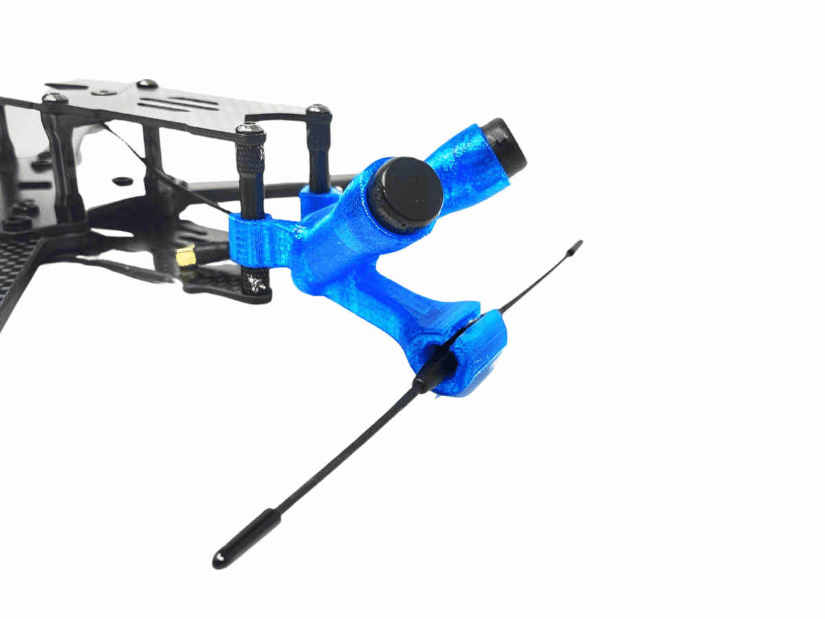 DJI HD Stock Dual Axii Mount w/ Immortal-T (Choose Standoff Width) for fpv drones