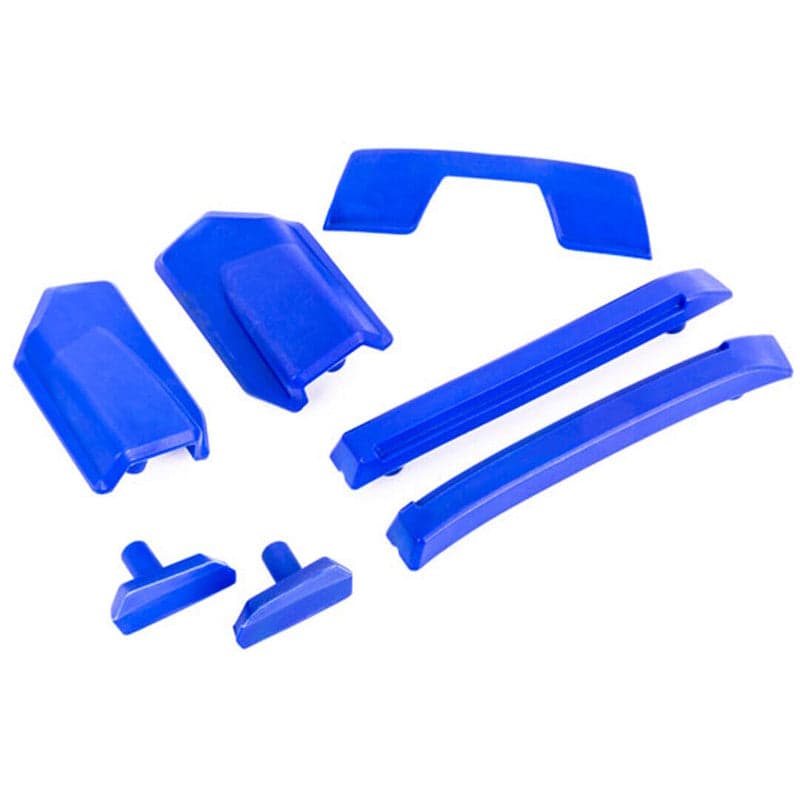 Traxxas 9510X Body Reinforcement Set Blue / Skid Pads Roof : Sledge for fpv drones