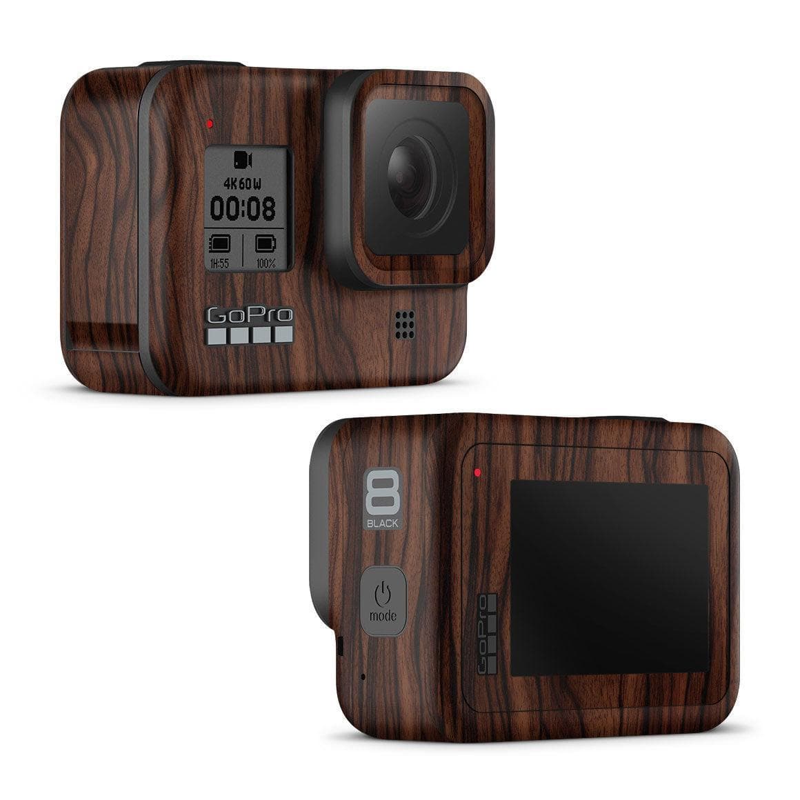 GoPro Hero 8 Black Wood Series Skins for fpv drones
