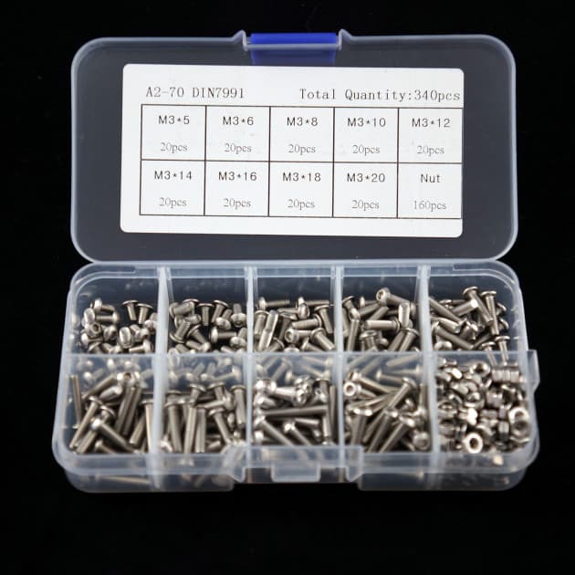 Readytosky Set of M3 metal screws for fpv drones 1