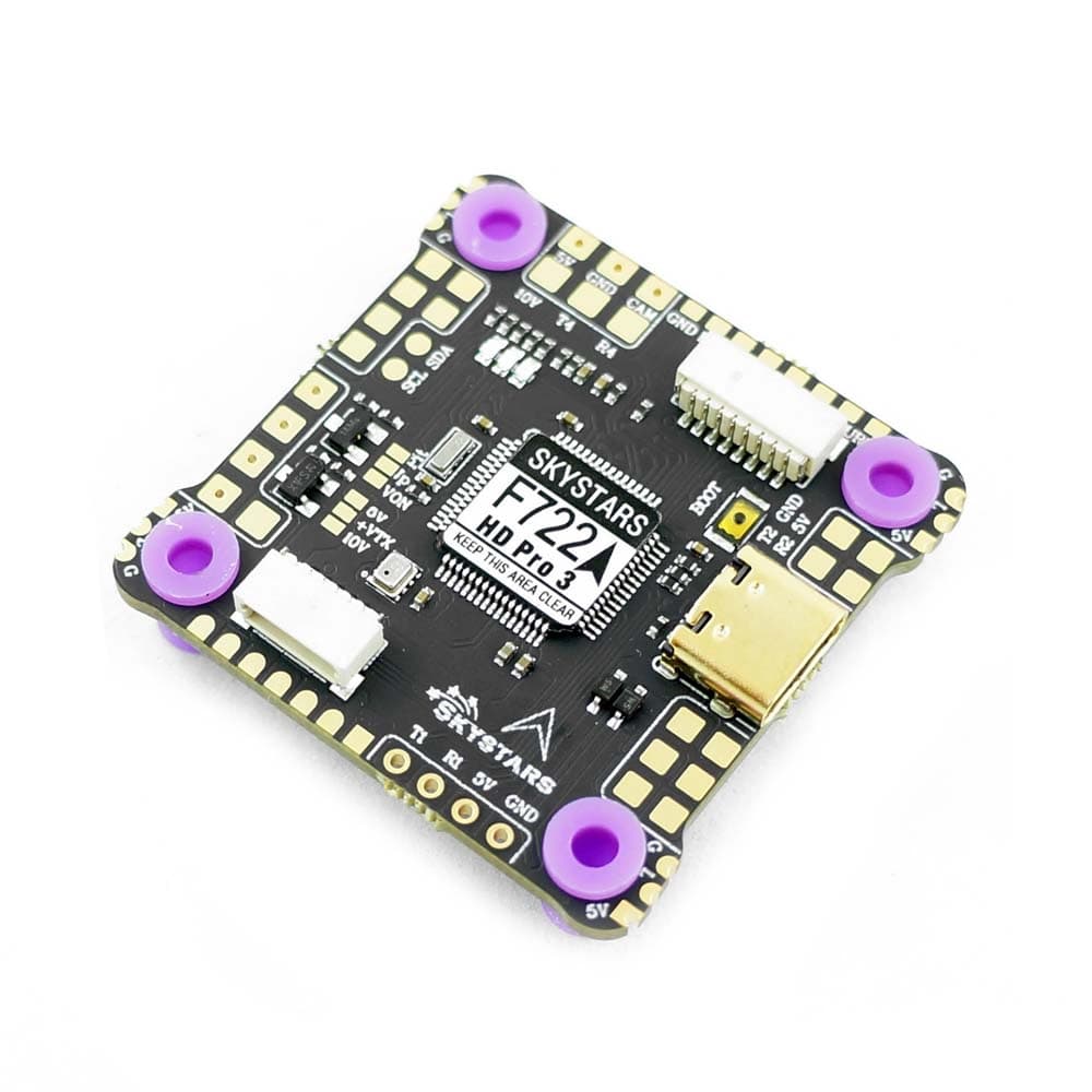 Skystars F722 HD Pro 3 DJI Flight Controller - 30x30 - 3.2 for fpv drones 3