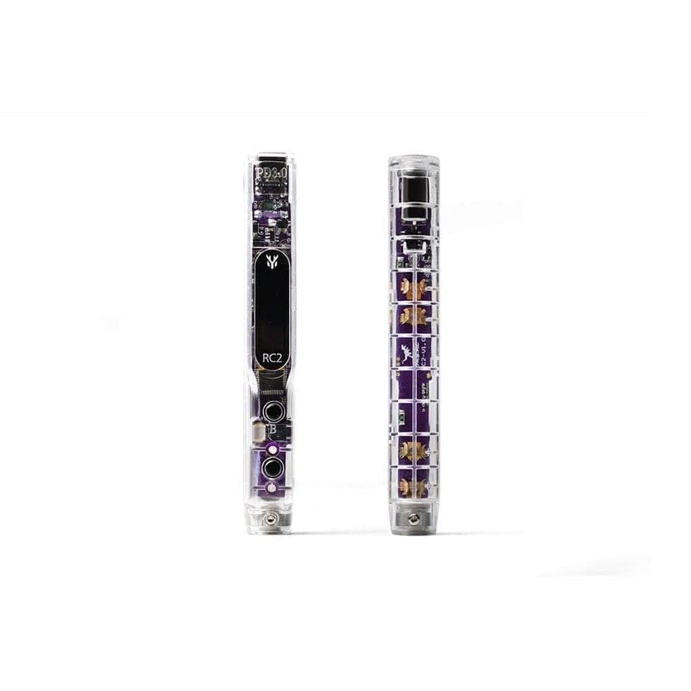 HGLRC RC2 Smart Soldering Iron - Transparent Case & Purple PCB for fpv drones 2