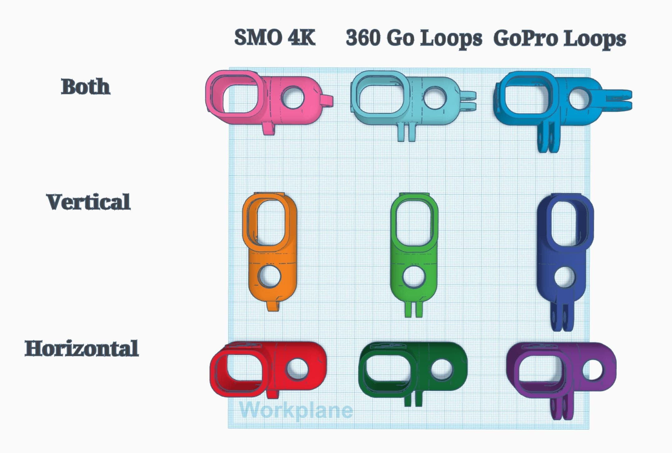 Insta360Go Cases (V1 and V2 and V3 and Peanut and Runcam Thumb Pro) for fpv drones 1