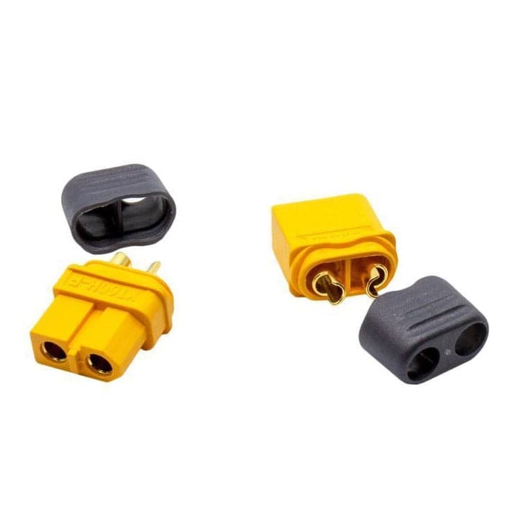 AMASS XT60 Connector with sheath (1 Pair) for fpv drones 1
