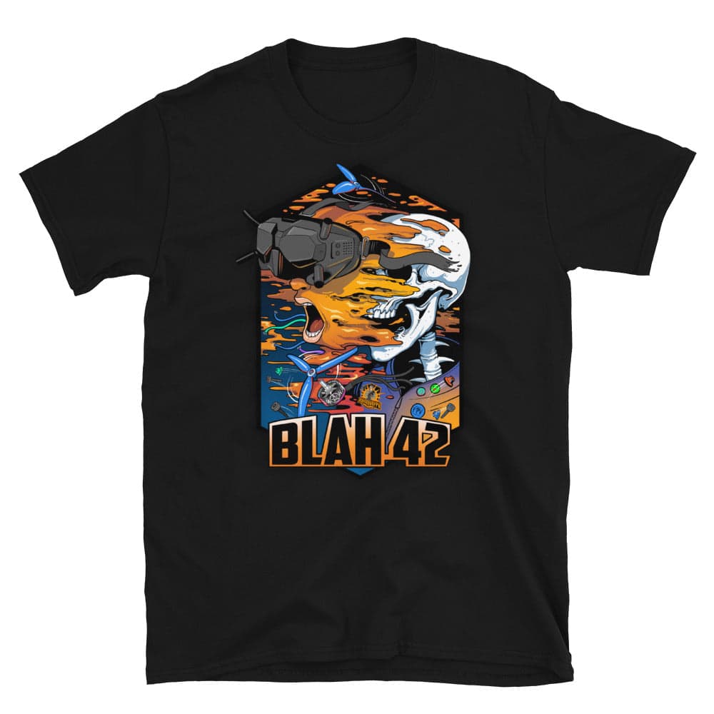 Damo goes BLAH BLAH - Shirt for fpv drones