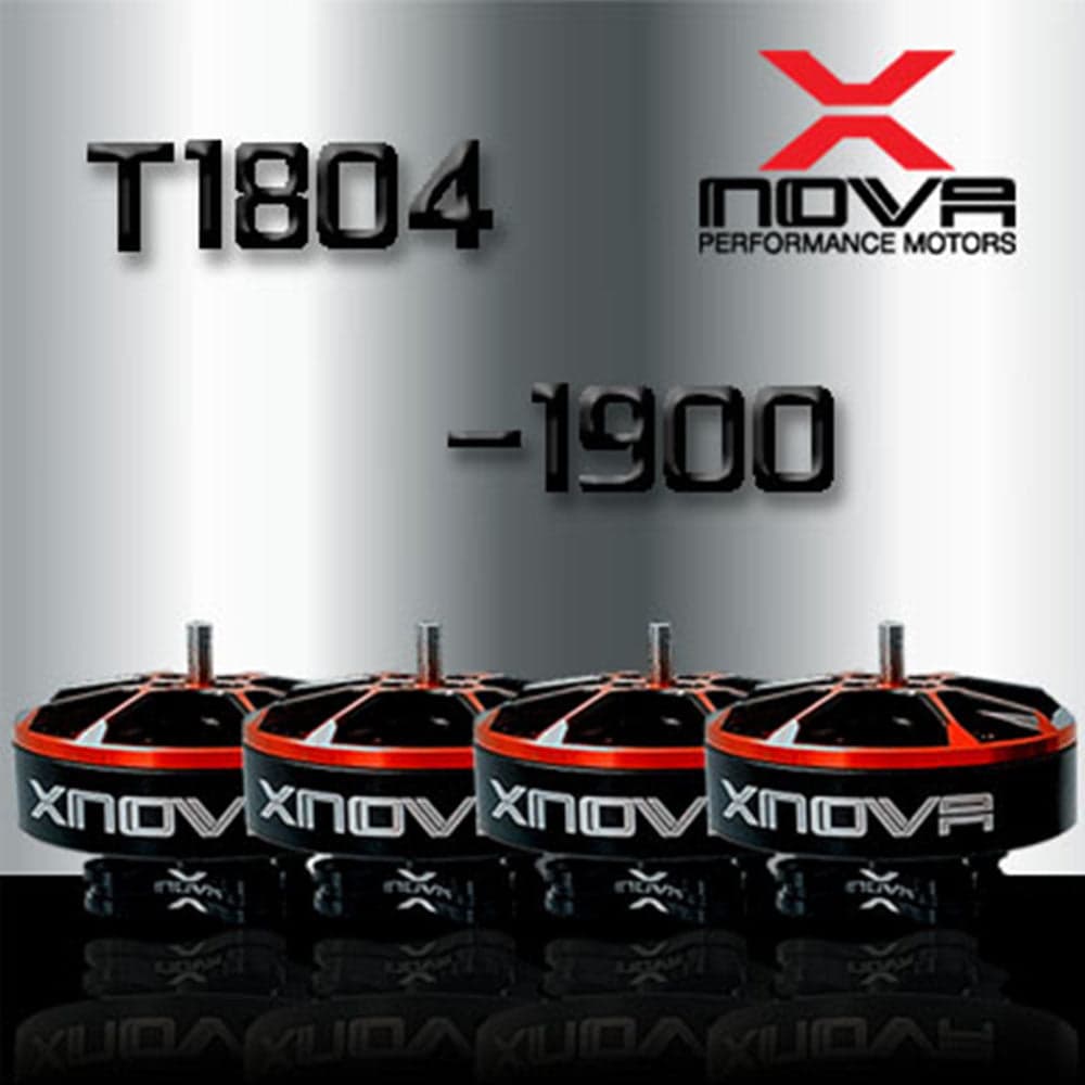 XNova T1804 FPV Racing Series Motor - 1900KV - 4PCS Combo for fpv drones