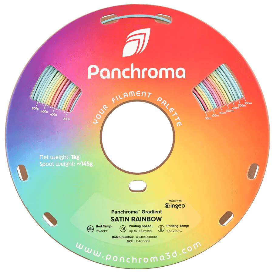 PANCHROMA GRADIENT SATIN RAINBOW PLA 1.75MM 1kg for fpv drones 5