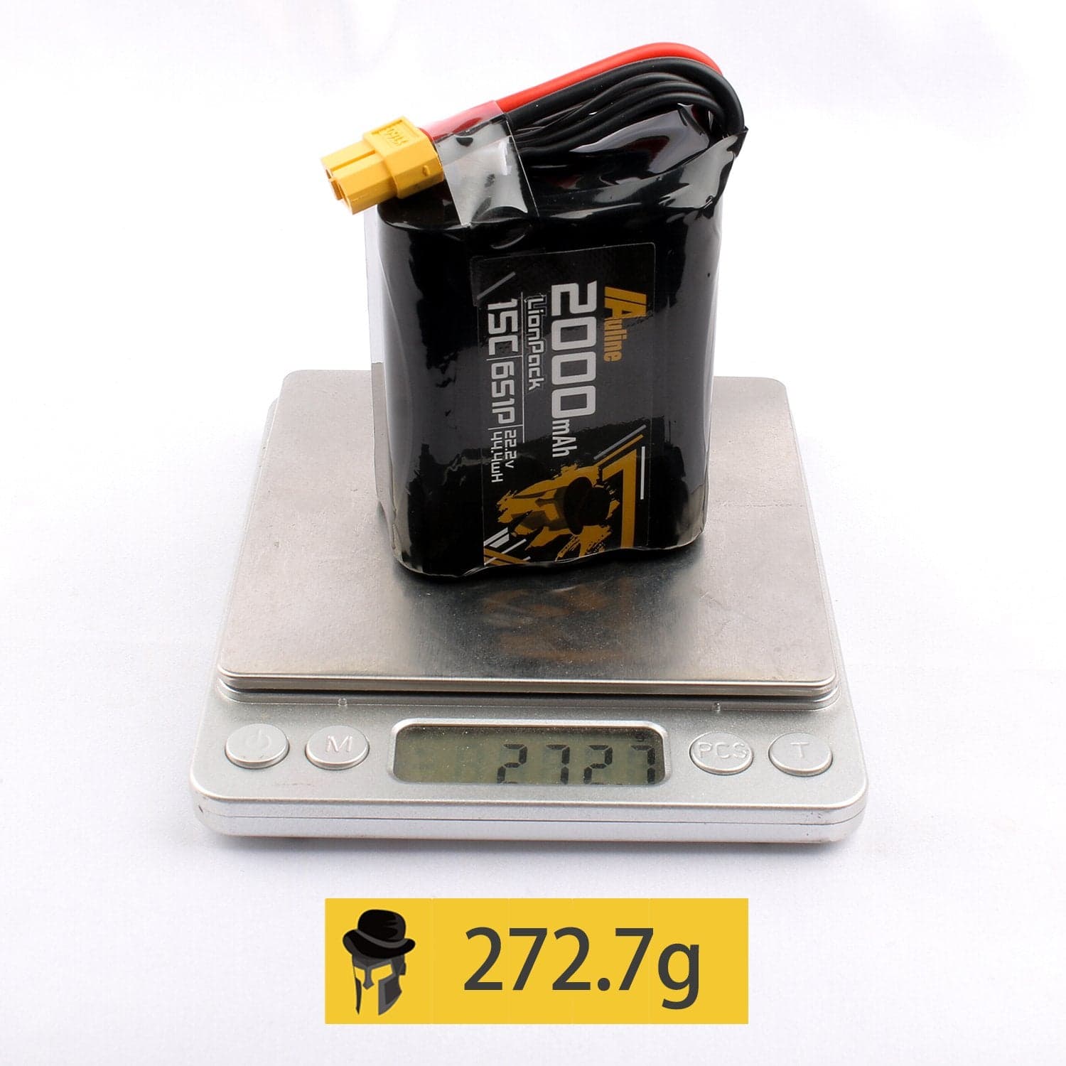 AuLine 2000mAh 6S 22.2V 15C XT60 18650 Li-Ion Battery for fpv drones 7