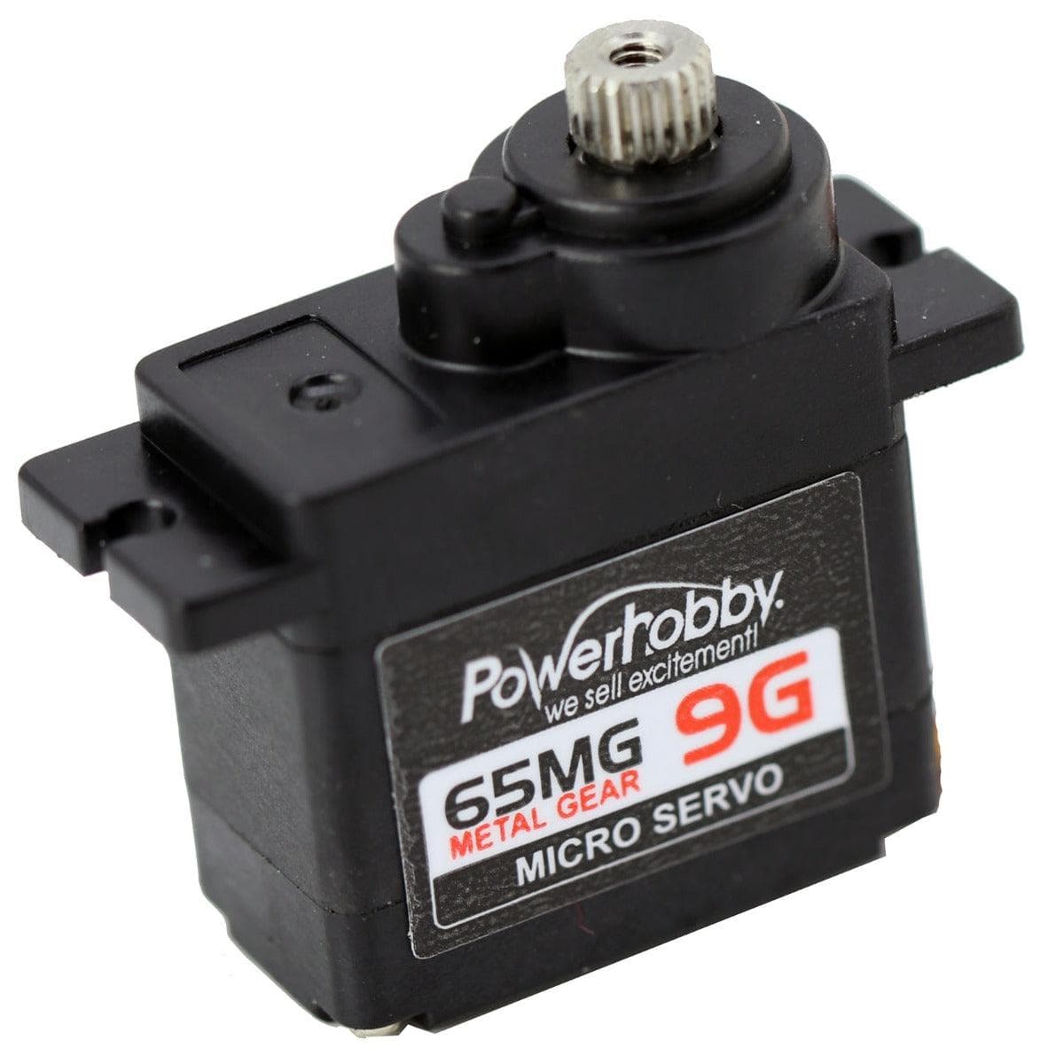 Powerhobby 65MG Metal Gear Digital 9G Micro Servo 11sec/30oz @ 6.0v for fpv drones