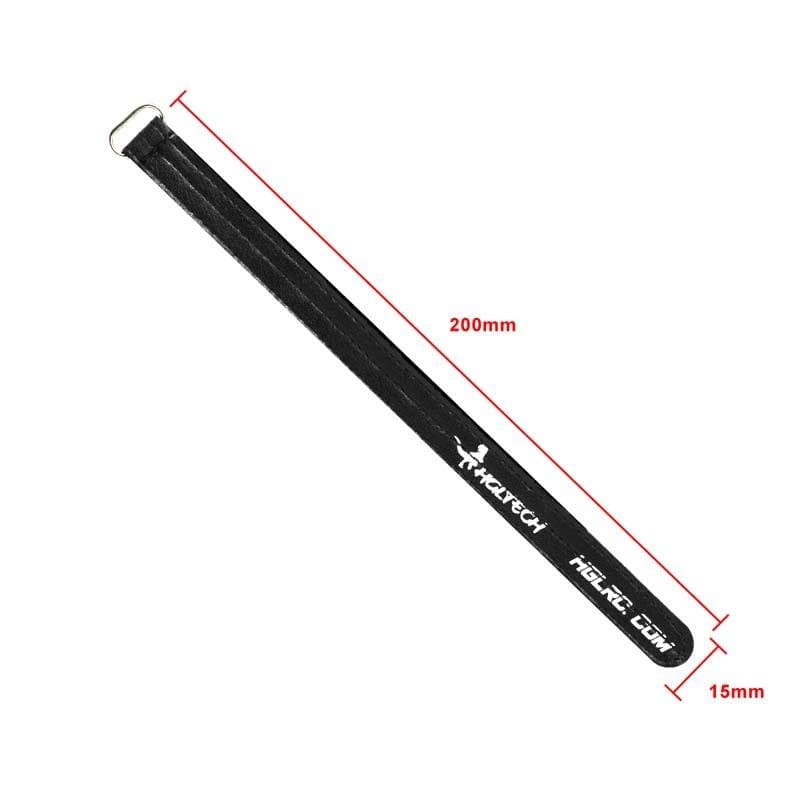 HGLRC 5 PCS 15x200mm /20x250mm Metal Buckle Battery Strap for Lipo Battery for fpv drones 1